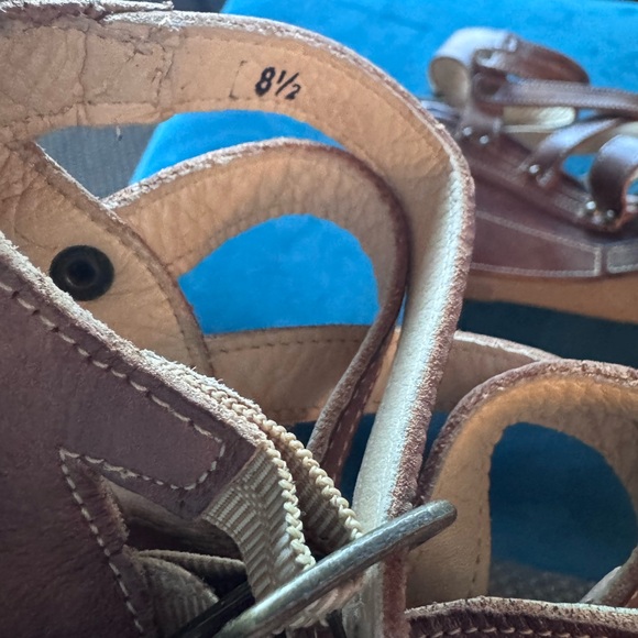 BEDSTU Stylish Brown Leather Sandals - Picture 7 of 8